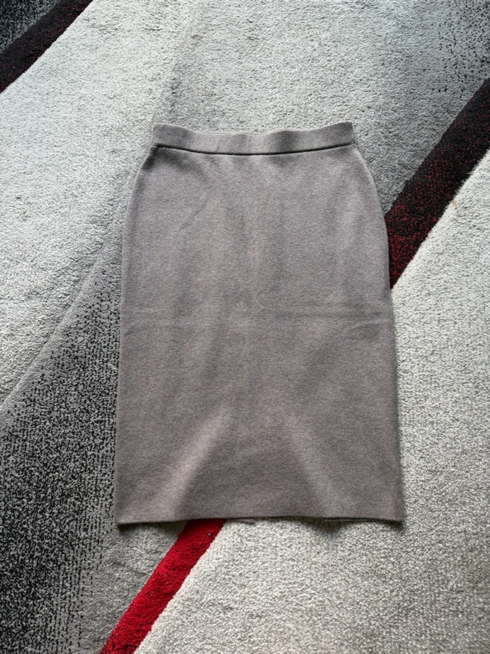 J. Jill Mocha Knit Pencil Skirt